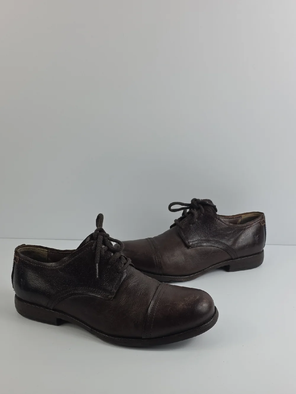 Frye Johnny‎ Brown Leather Men's Oxford Shoes Size 11.5